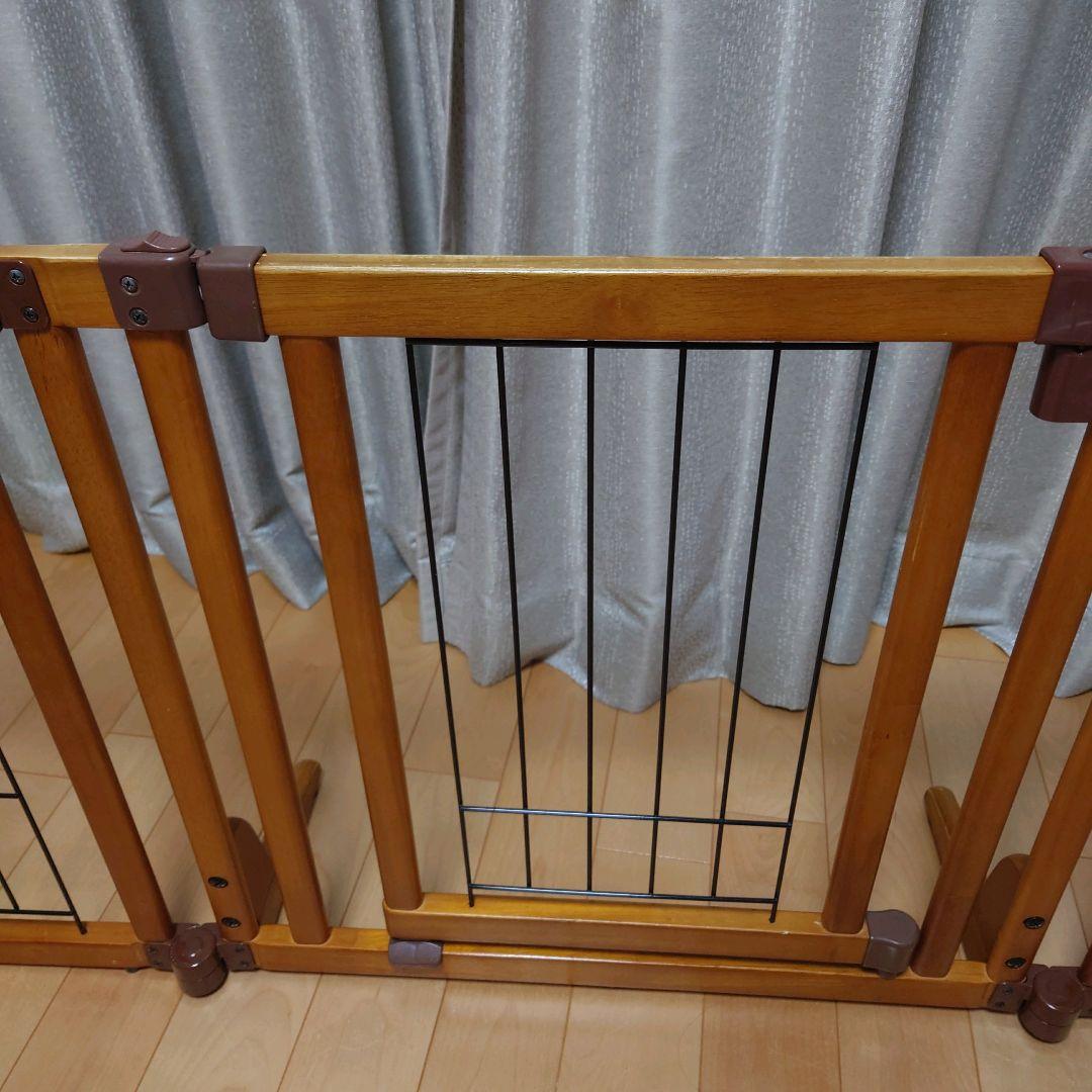 Richell リッチェル ペット用 木製おくだけドア付ゲート S