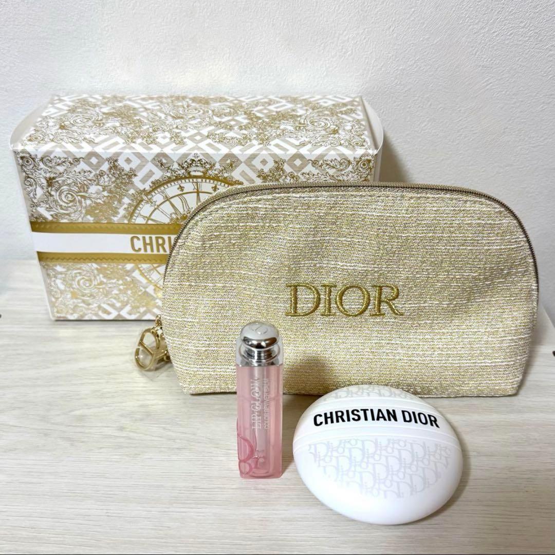 ディオール クリスマスコフレセット ゴールドポーチ