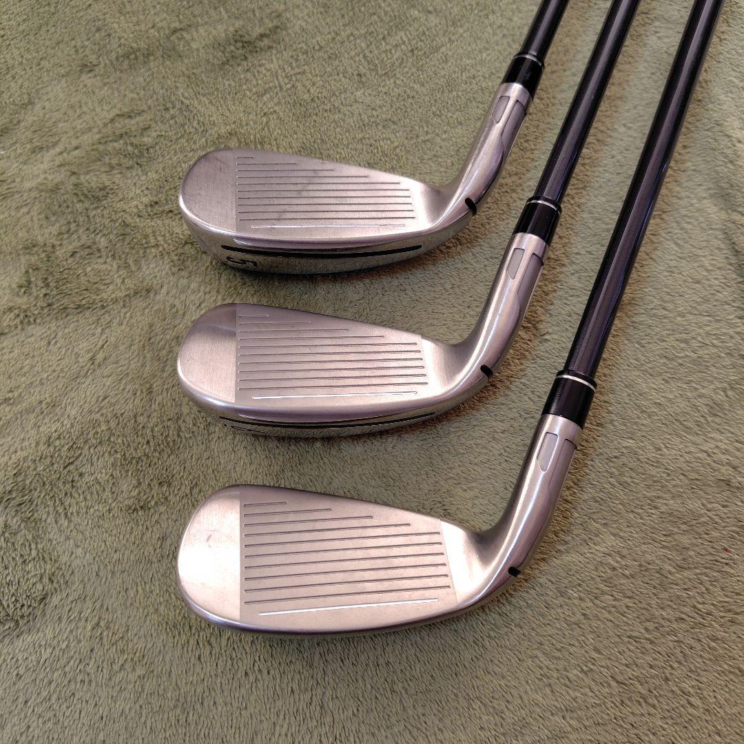 テーラーメイド ステルスHDアイアン 3本セット(#5~#7)カーボンシャフトR