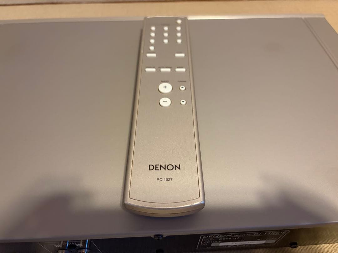 DENON ラジオチューナー TUNER シルバー