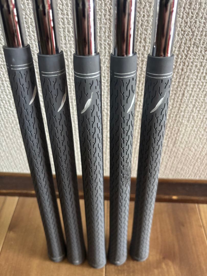 ゴルフ スチールシャフト 5本セット 6〜p