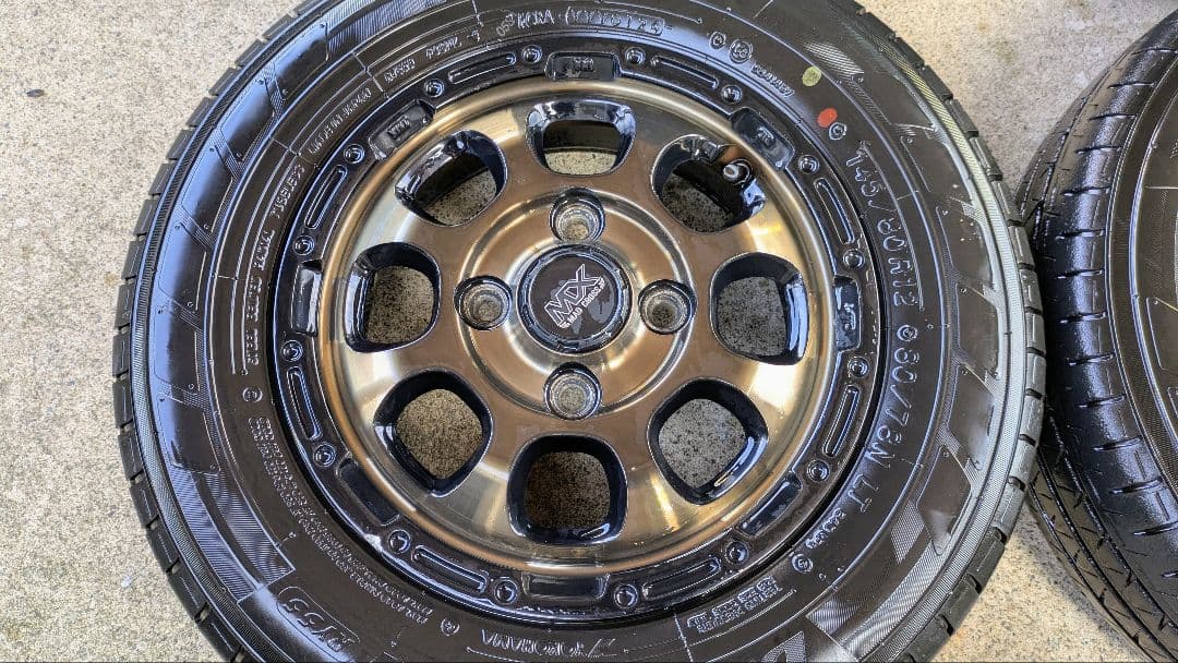 マッドクロス　グレイス　4本セット 145/80R12 6PR　中古　軽バン