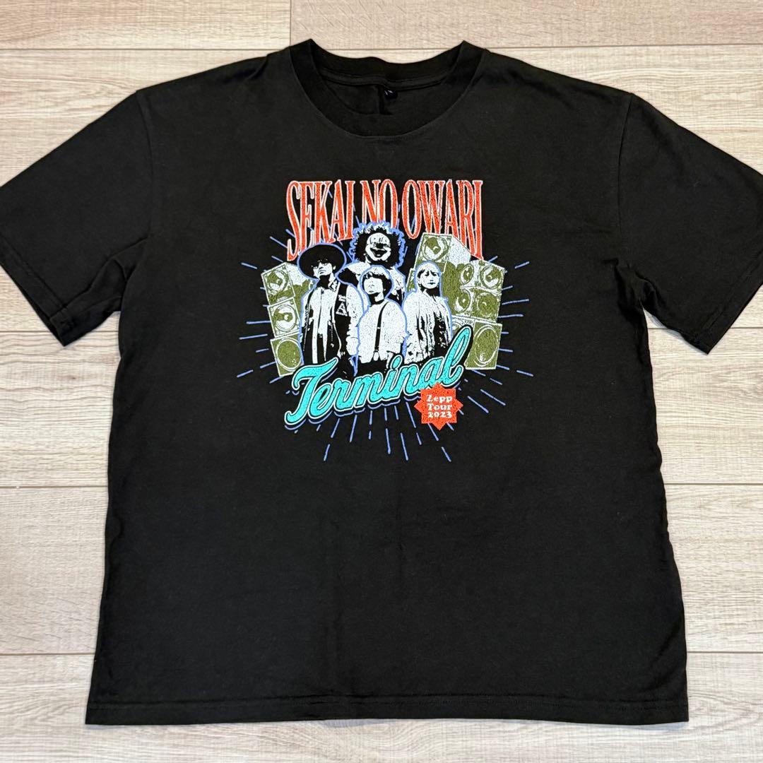 SEKAI NO OWARI Terminal Tシャツ FC ブラック