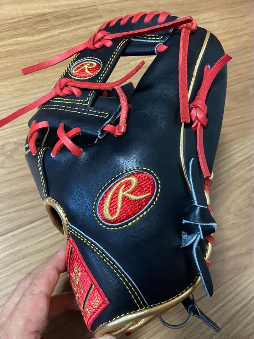 Rawlings MlB 205WModel 軟式 黒 グローブスタンド付き