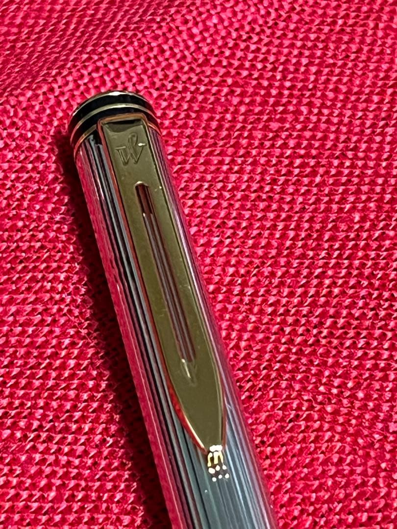 変更Waterman エグゼクティブ　I deal 万年筆 .ボールペン　銀張り
