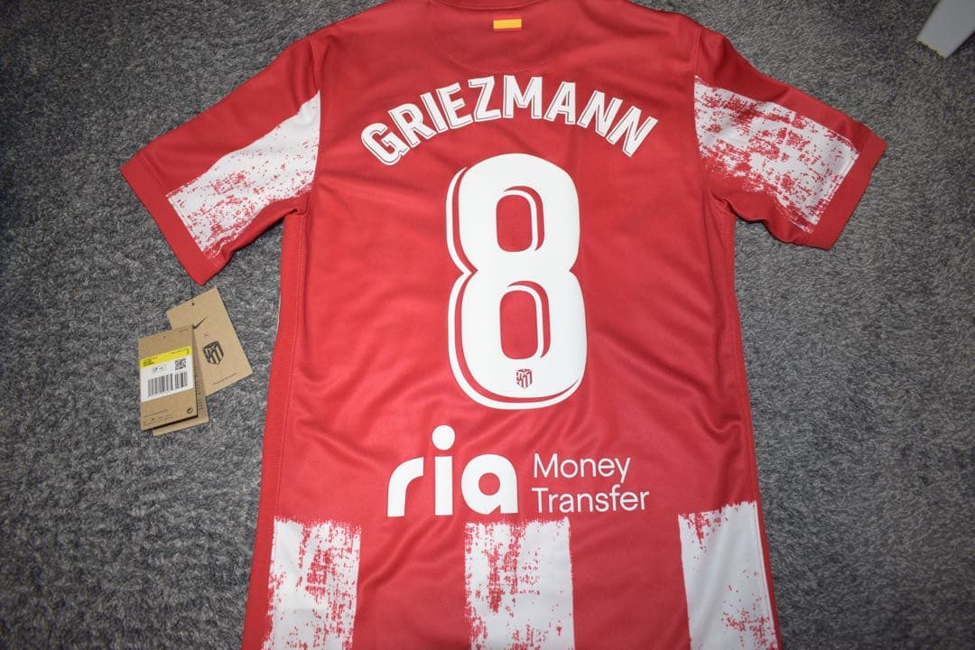 【国内正規品・新品】アトレティコマドリード グリーズマン 21-22ユニフォーム