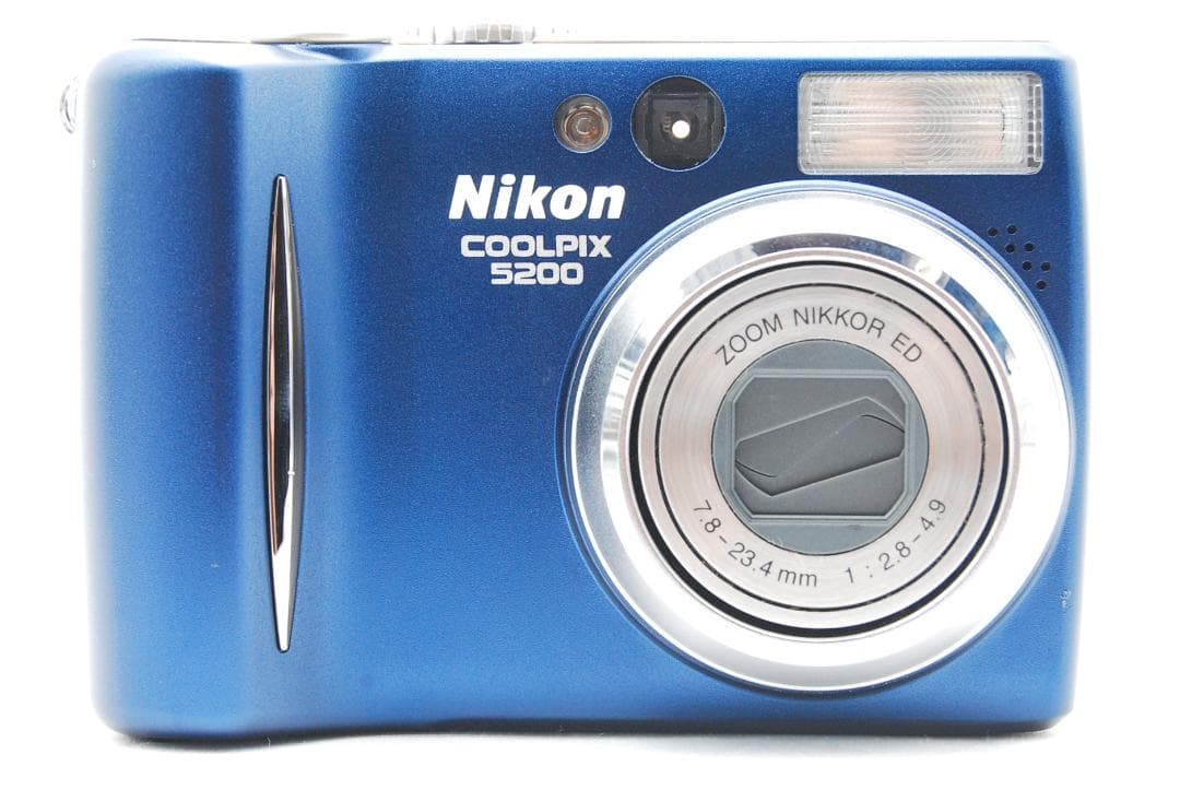 【極上美品/元箱】Nikon COOLPIX 5200 ブルー動作確認済 元箱付