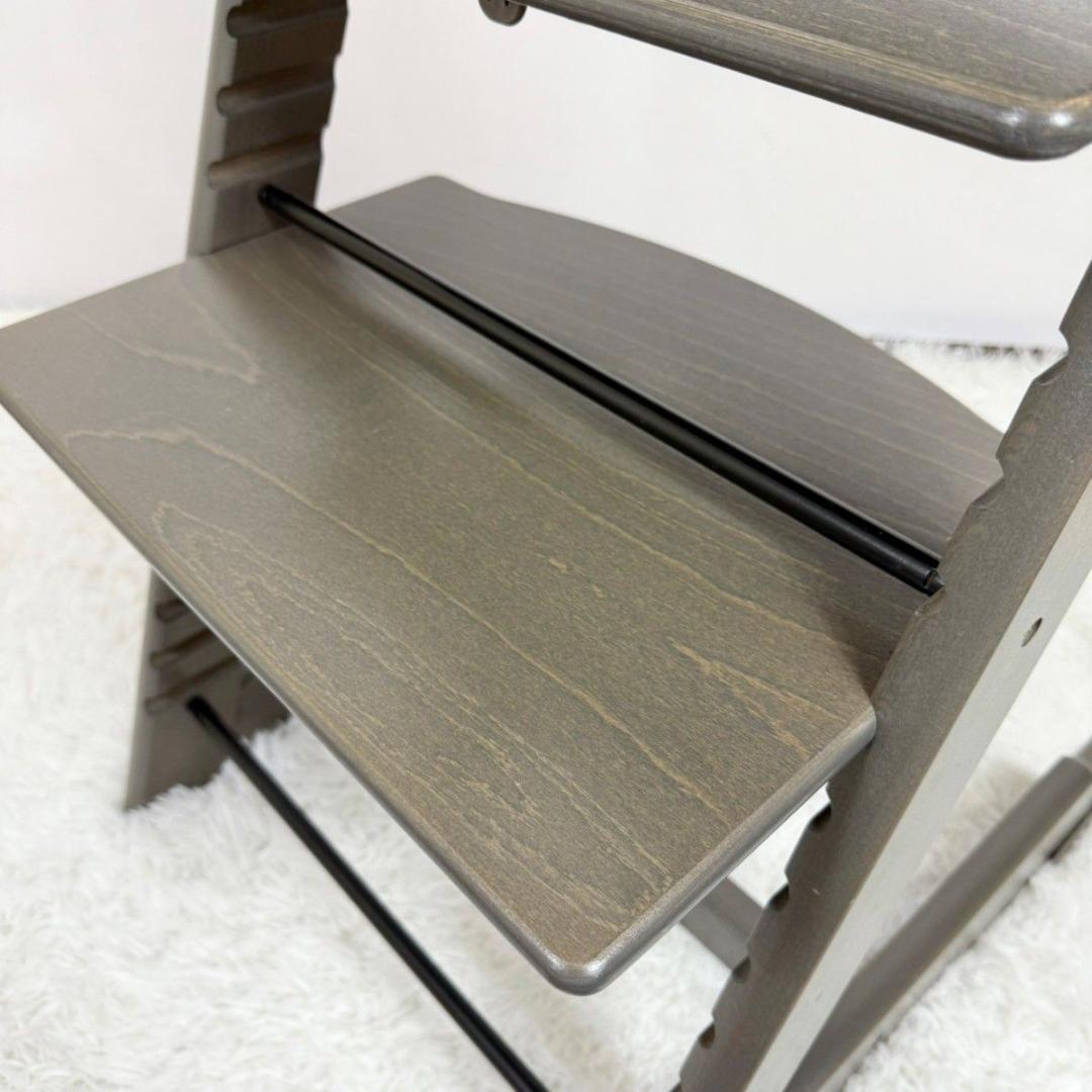 「極美品」 STOKKE ストッケ　トリップトラップ　ヘイジーグレー　シリアル5