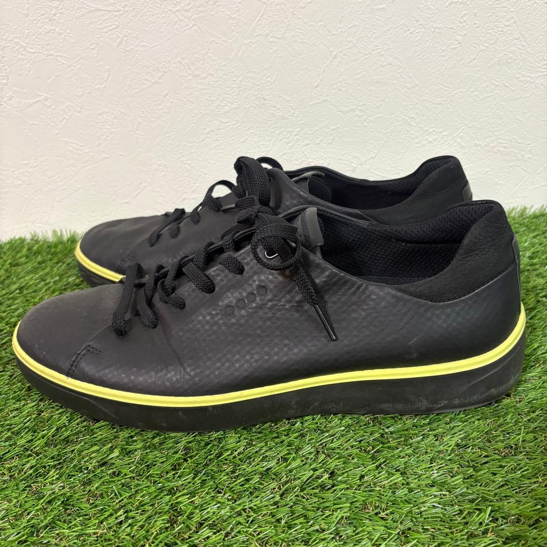 【ECCO GOLF】スパイクレスゴルフシューズ　ブラック　FLUIDFORM