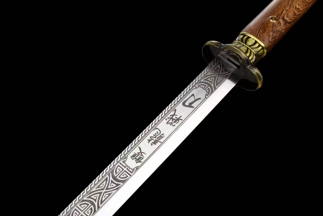 双龍戦刀（花梨木金）古兵器 武具　刀装具　日本刀　模造刀 居合刀 長尺