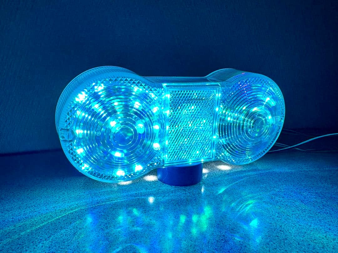 GT380 サンパチ 2灯式 RGB 流星 テール ランプ ライト レインボー