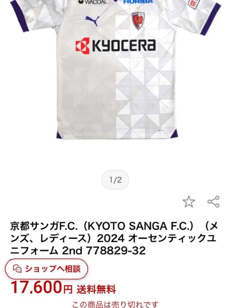 京都サンガF.C.（KYOTO SANGA F.C.）（メンズ、レディース）