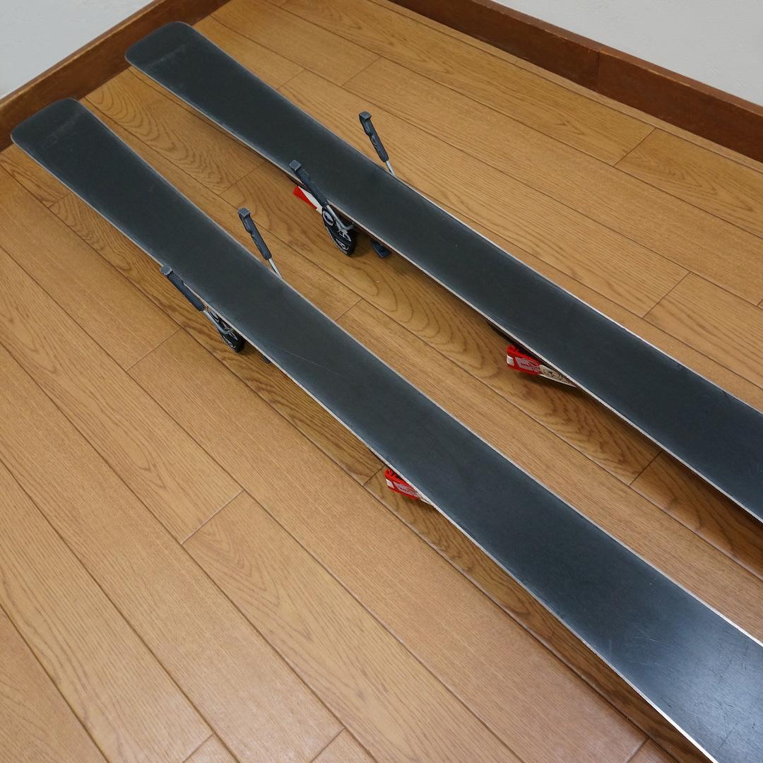 メンテ済 120cm 靴21cm SALOMON カービングスキーセット