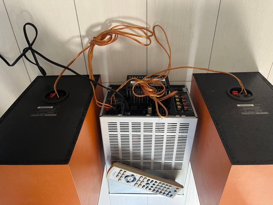 Onkyo CD.MDコンポ　オンキョー　読み込み可　引き取りお願いします