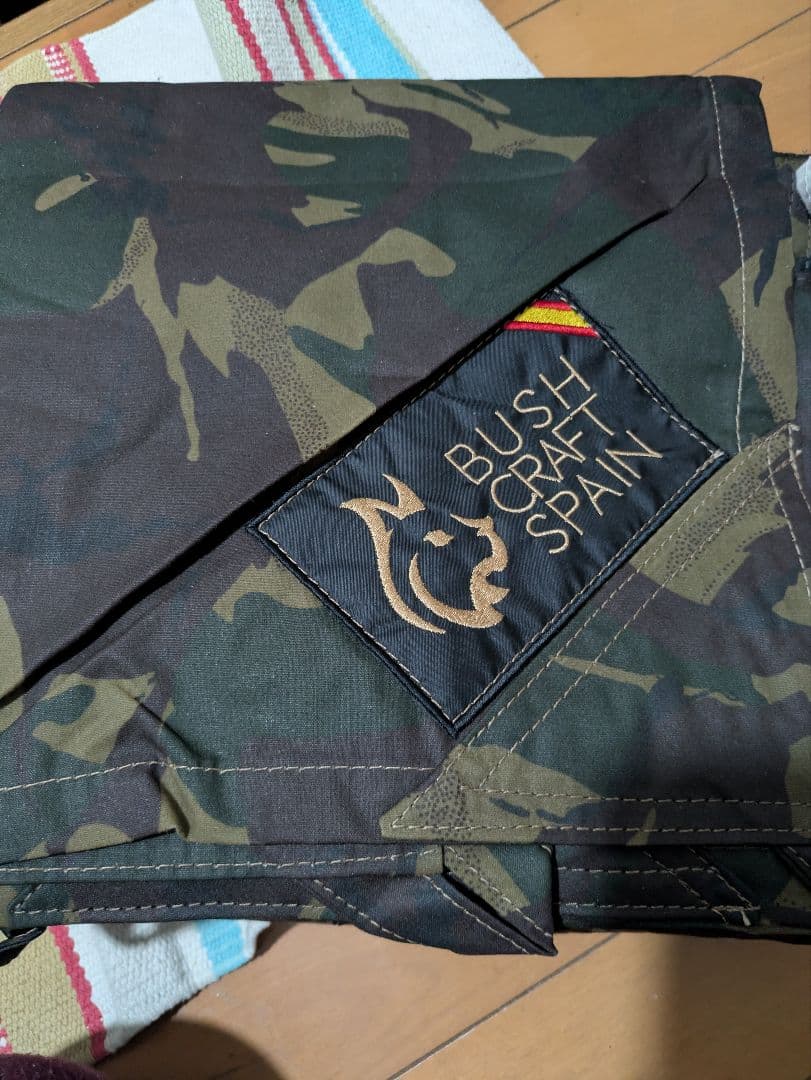 希少　ブッシュクラフトスペイン　タープ カモ柄　特注　軍幕