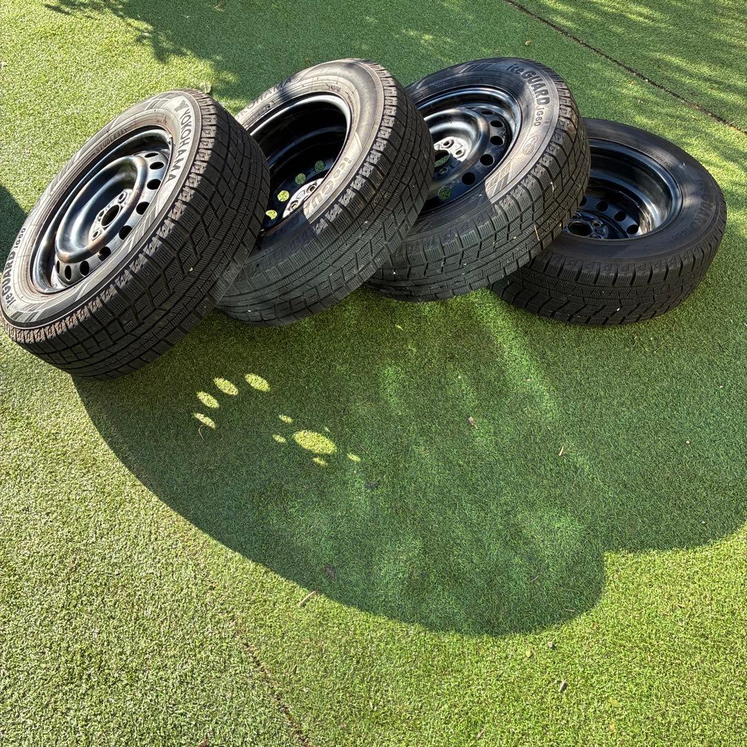 195 65 R15 2022年49週　スタッドレス　鉄　ホイール付き　冬