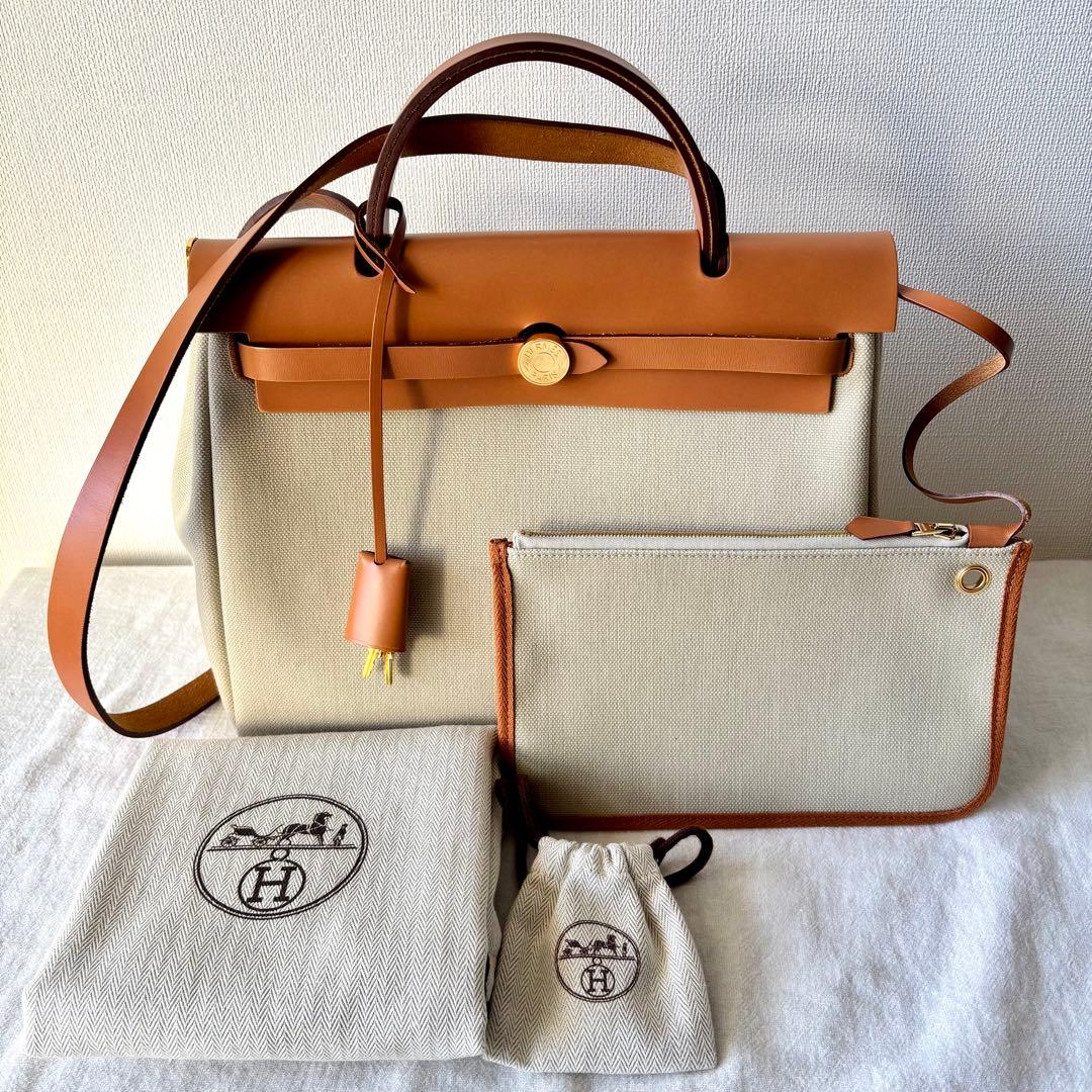 と*読様 エルメス エールバッグ ジップ31 Ｕ刻印