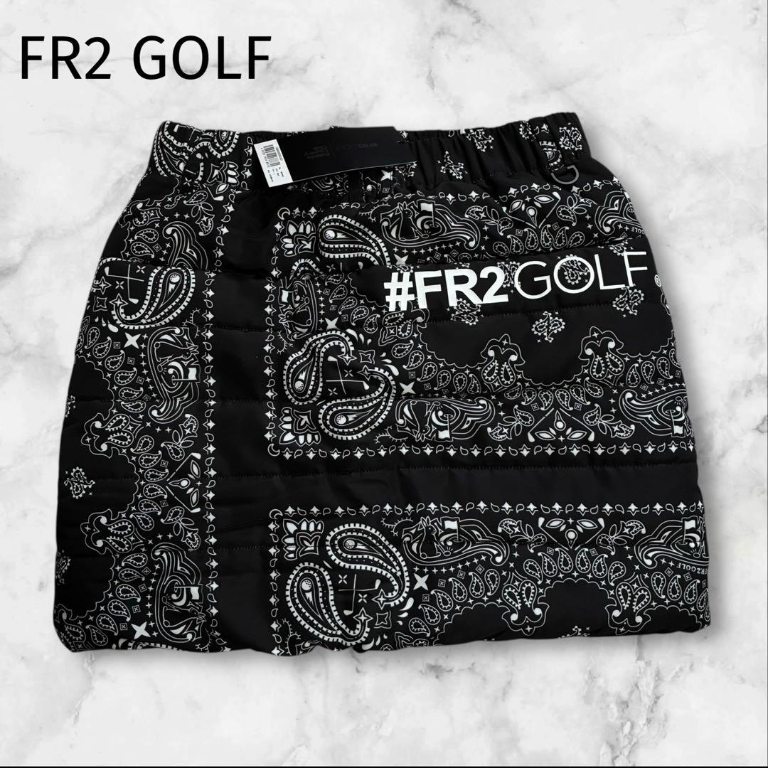 【タグ付き】#FR2 GOLF ゴルフ 中綿スカート レディース ペイズリー柄