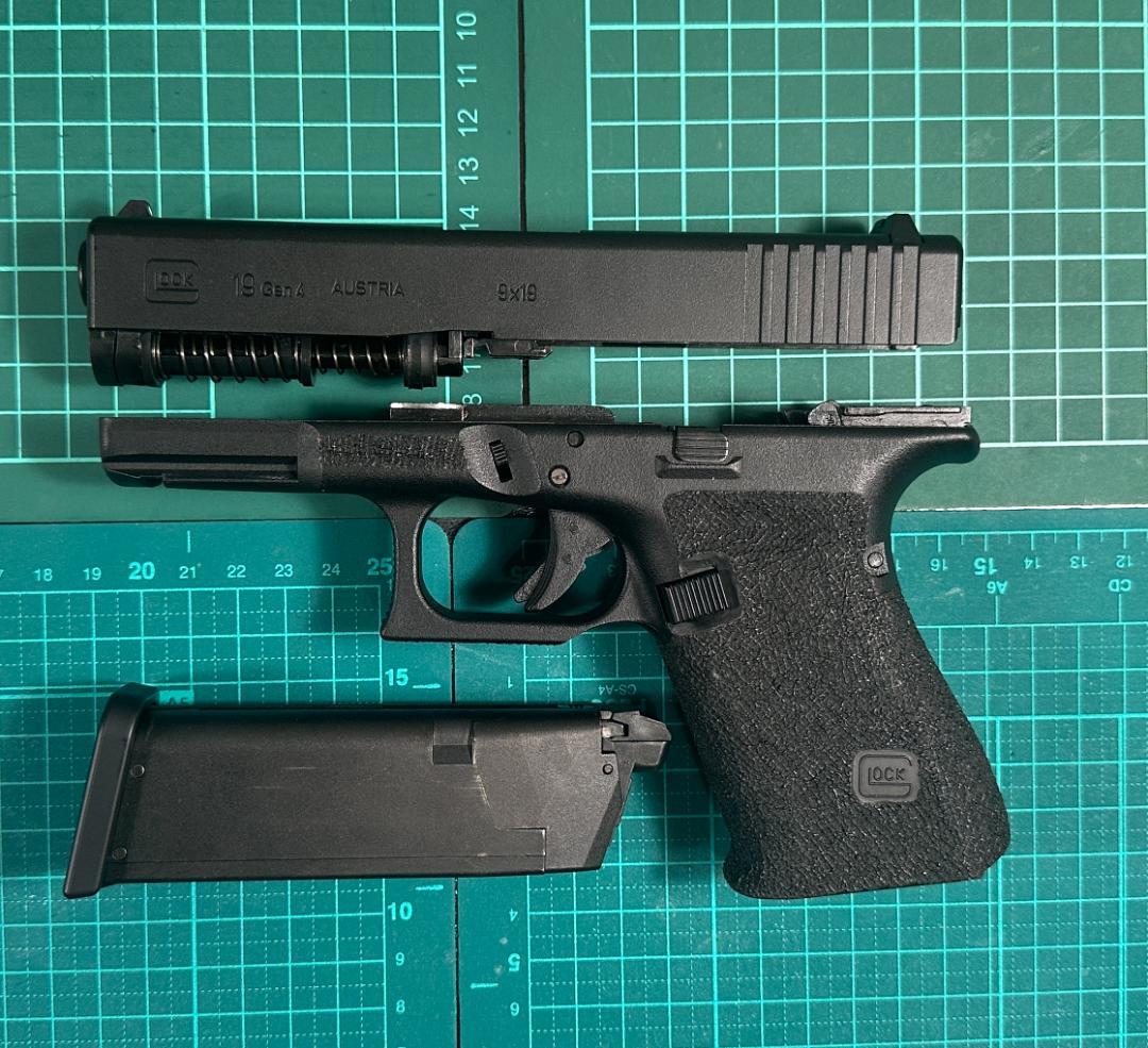 東京マルイ Glock19 Gen4 純正フレームカスタム TTIタイプ