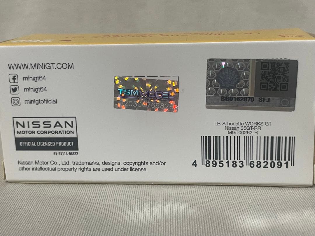 MINI GT x Shell 1/64 日産 LBWK GTR R35 RR