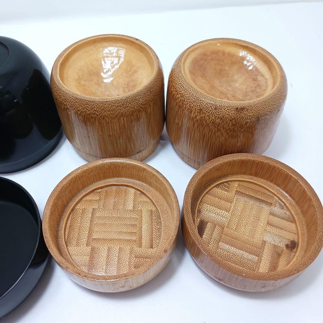 Y3122-102 茶道具 蒔絵 独楽塗 竹製等 棗6点セット 　ひ