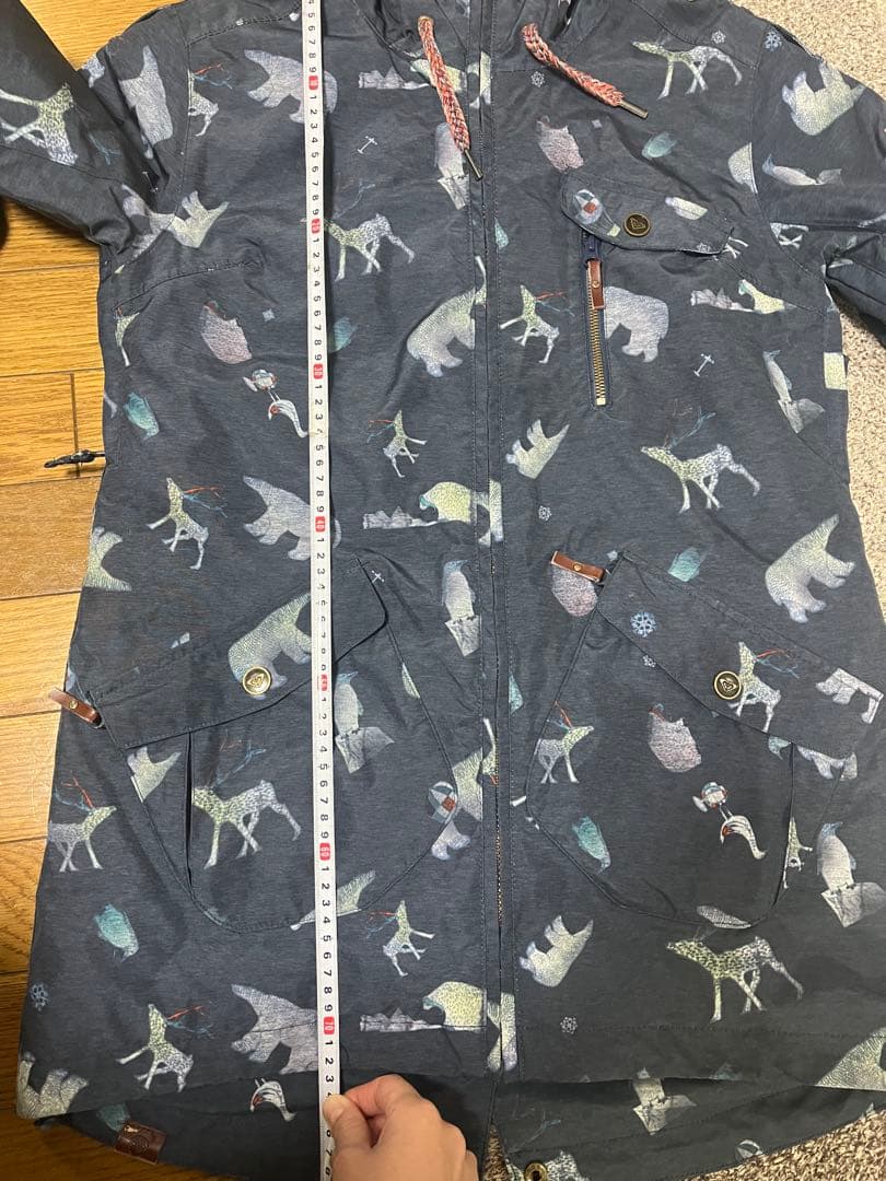 スノボ　ウェア　ロキシー　ジャケット　パンツ　エスケープ　上下セット　アニマル