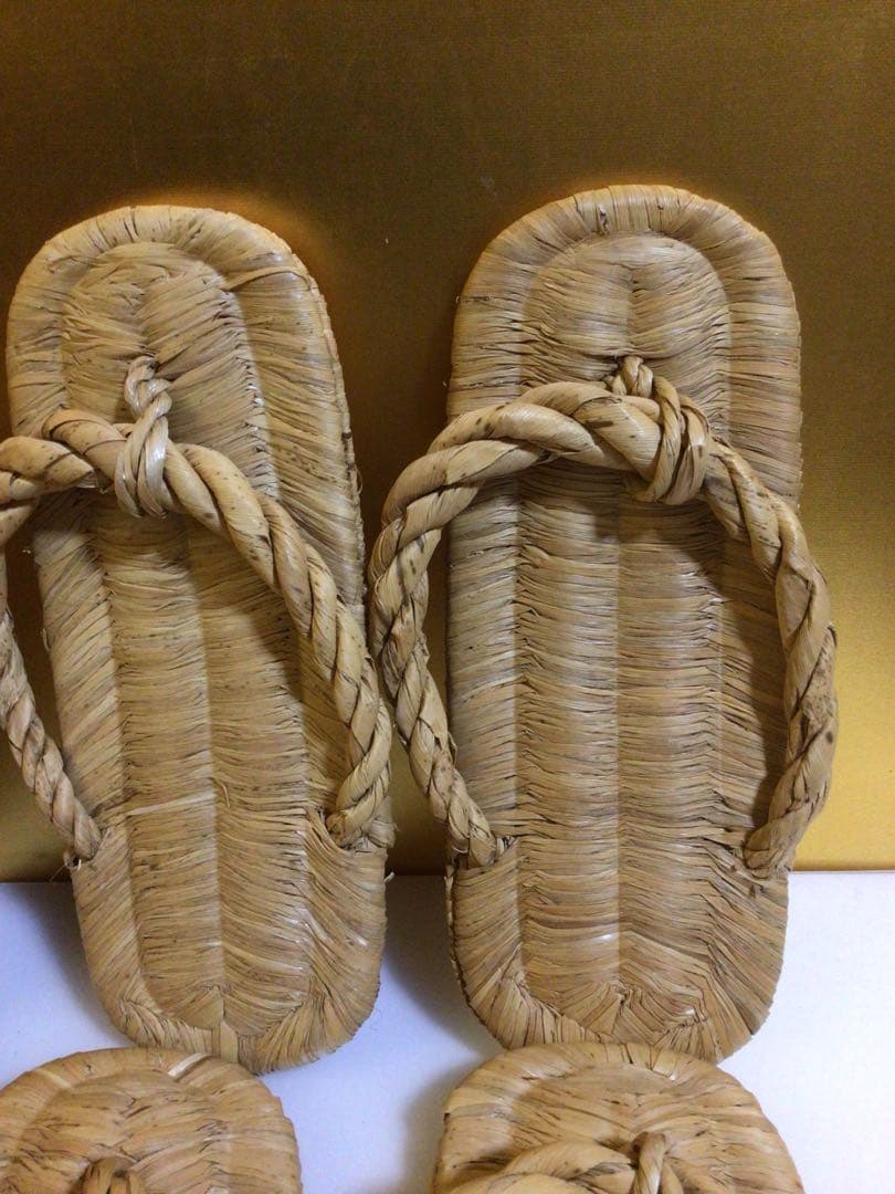 茶道具 霜地草履４足セット