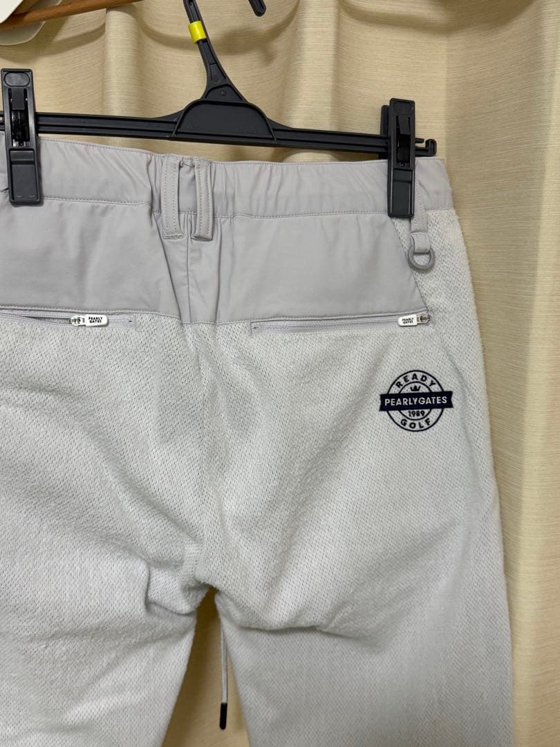 PG ロゴ付き グレー パンツ