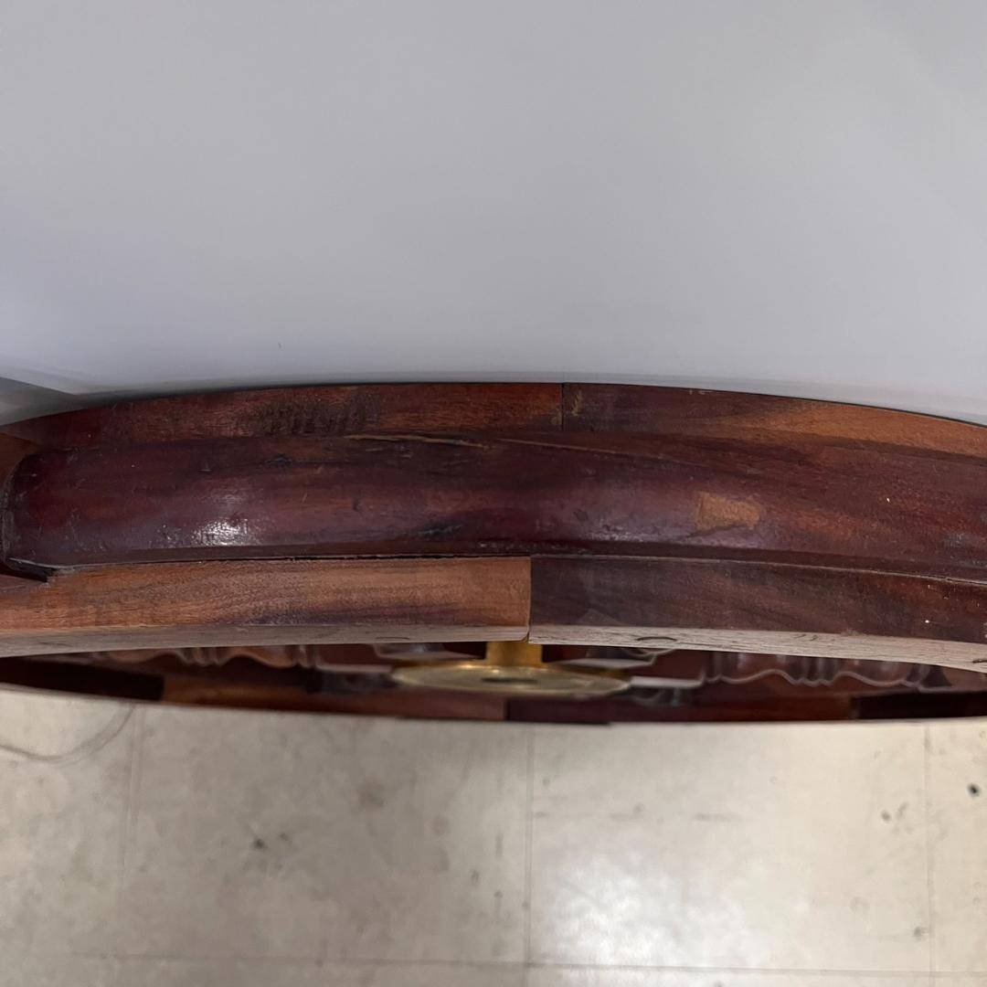 K◆木製 船舵 アンティーク 舵輪 ハンドル インテリア オブジェ