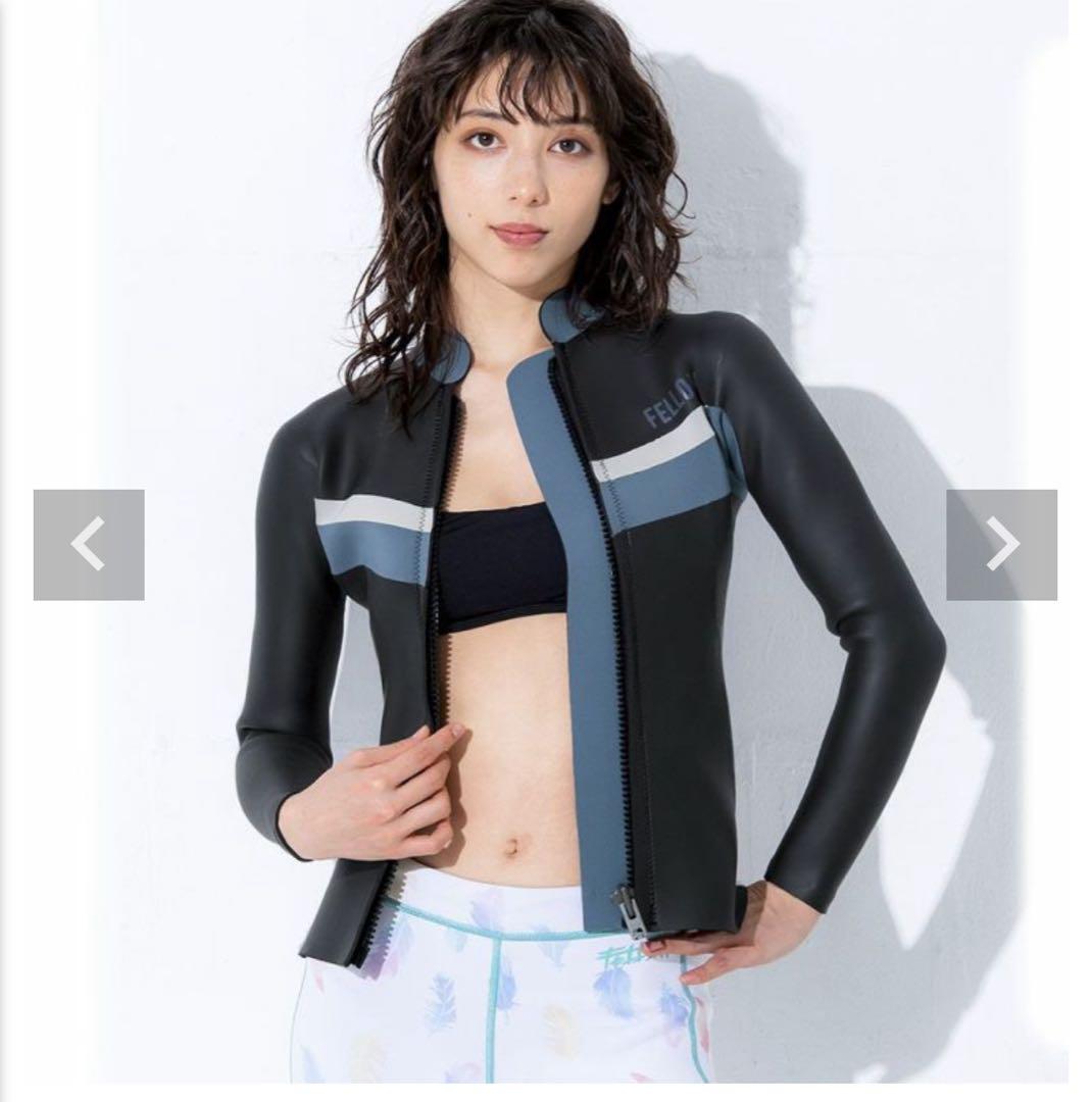 FELLOW レディース スキン タッパー フロントジップ 3mm Ｍサイズ