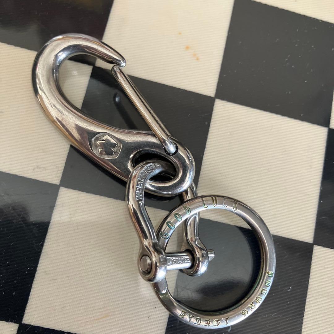 wichardカラビナ&シャックル使用キーホルダー　1950年代復刻キーリング