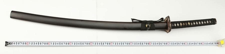 鎏金銀盤竜武士刀 日本刀 模造刀 居合刀 武士道 武蔵 鑑賞用 手鍛造打