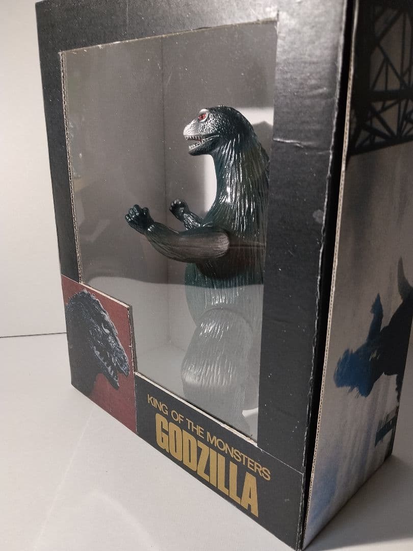 バンダイ、ブルマアク復刻版ソフビ、ゴジラ
