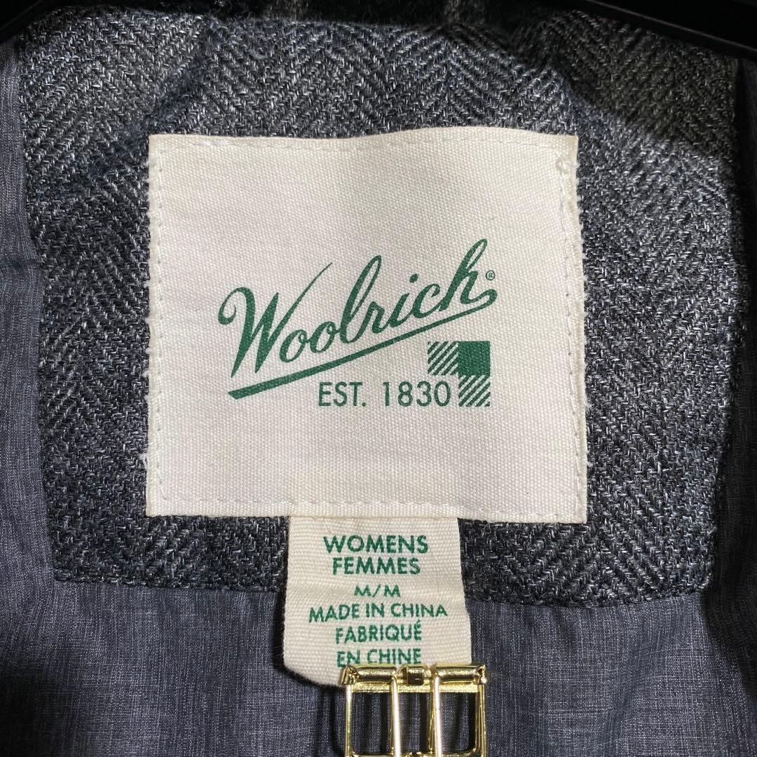 希少♡ウールリッチ ファー ビターチルウールロフトジャケット 中綿 ヘリンボーン