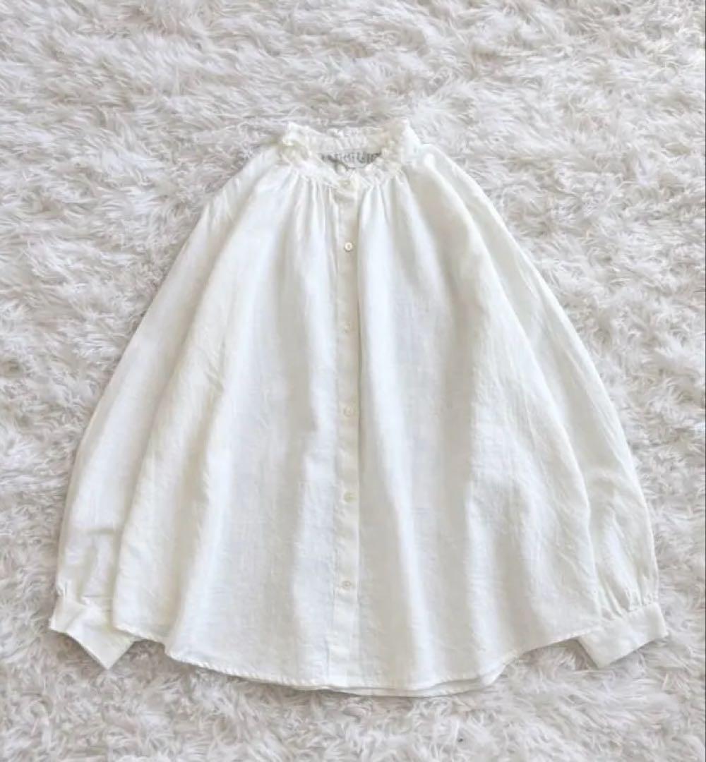 MidiUmi フリルショートシャツ