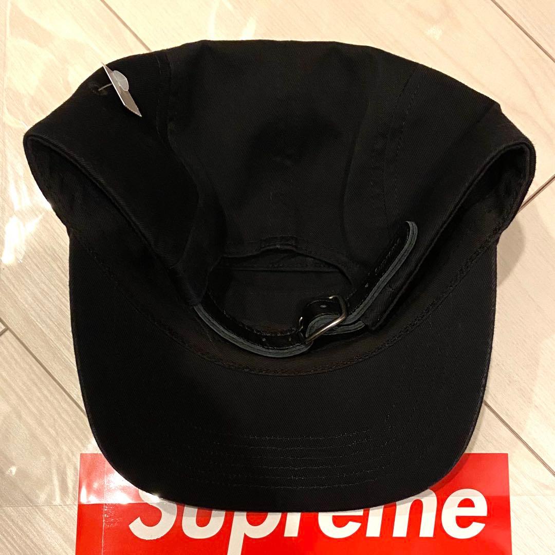 新品 Supreme Washed Chino Twill Camp Cap 黒