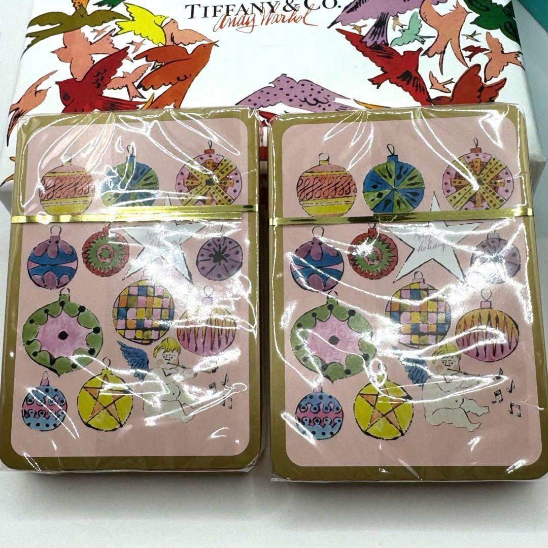新品　ティファニー×アンディ・ウォーホル　コレクション　トランプ2個セット