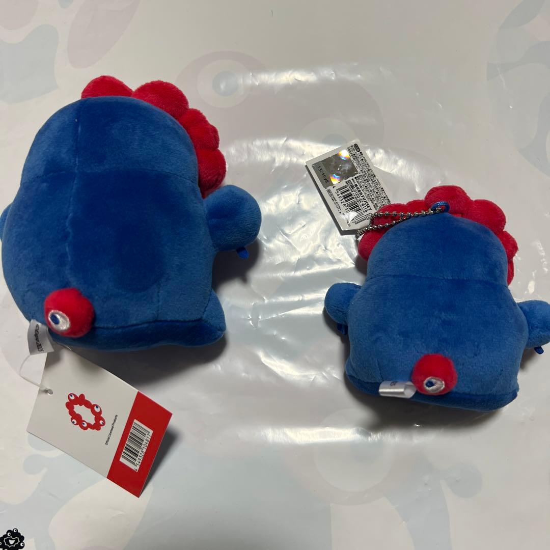 ミャクミャク もっちり ぬいぐるみ 2点 もっちり 立 ミニ ボールチェーン