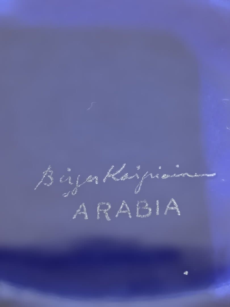 yukiminmin ARABIA ビルガー・カイピアイネンアートプレート