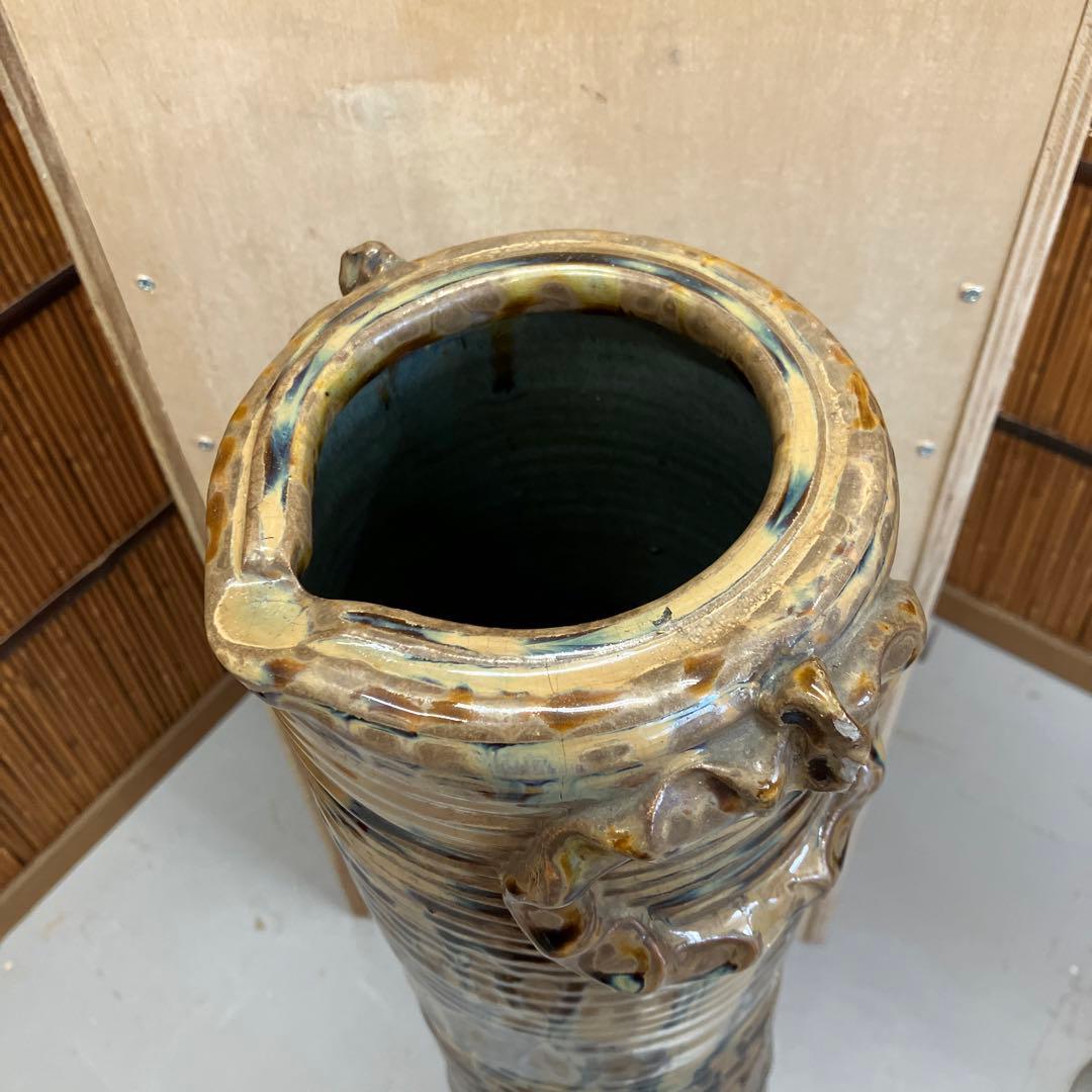 骨董品　華道道具　筒型花器　大正時代から昭和初期　S1068KOTK