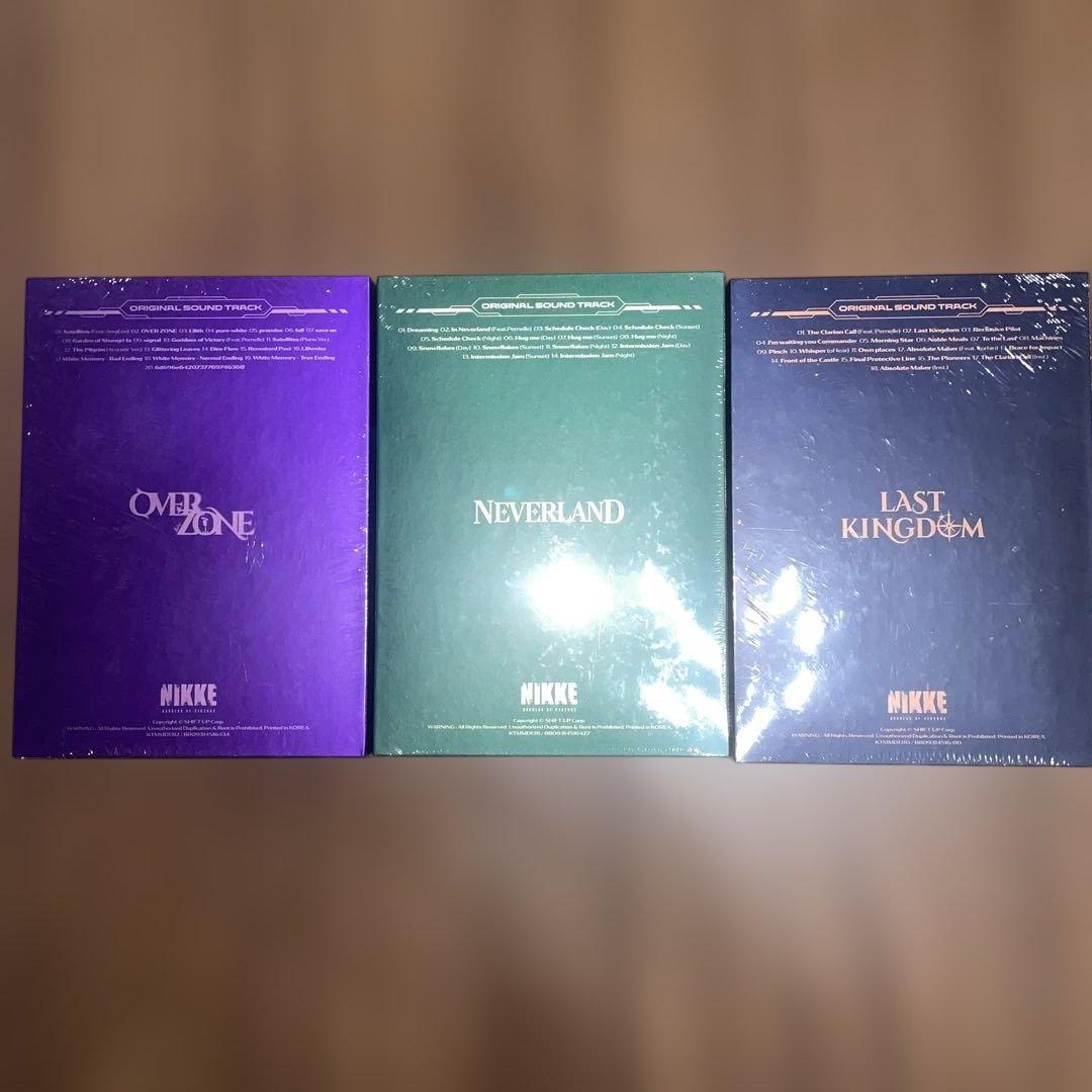 【新品未開封品】　勝利の女神NIKKE OST3種セット　特典付き