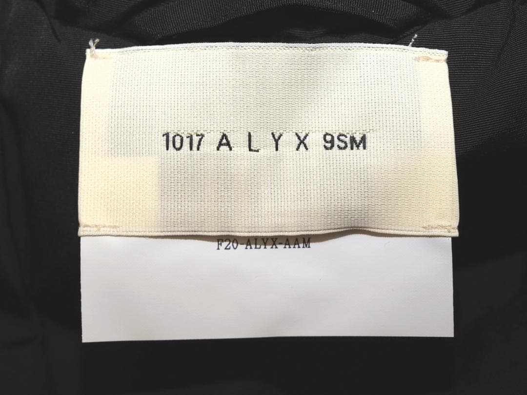 1017 ALYX 9SM アリクス 20AW中綿入りフーデッド比翼コートXS