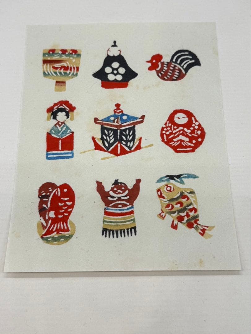 紅型染 民藝 型染 6枚