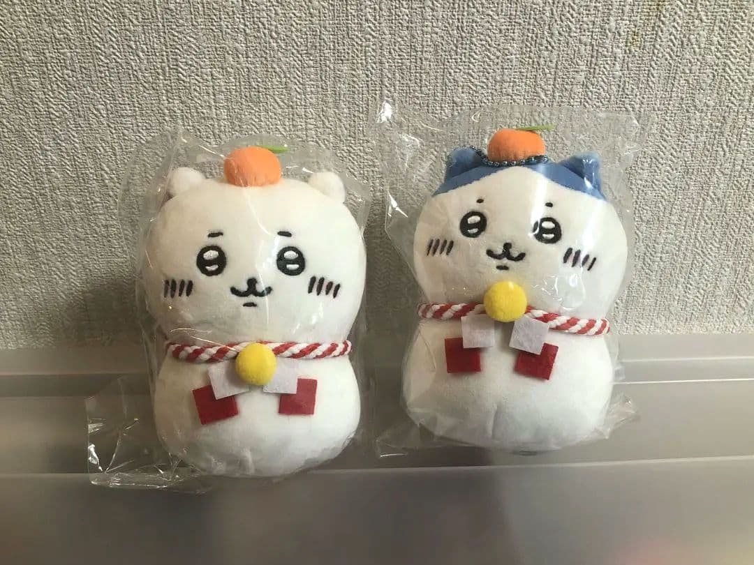 ちいかわ×郵便局 おもちもちもちマスコット ちいかわハチワレセット