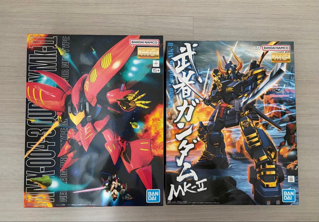 MG キュベレイMk-II（プルツー専用機） & MG 武者ガンダムMk-II