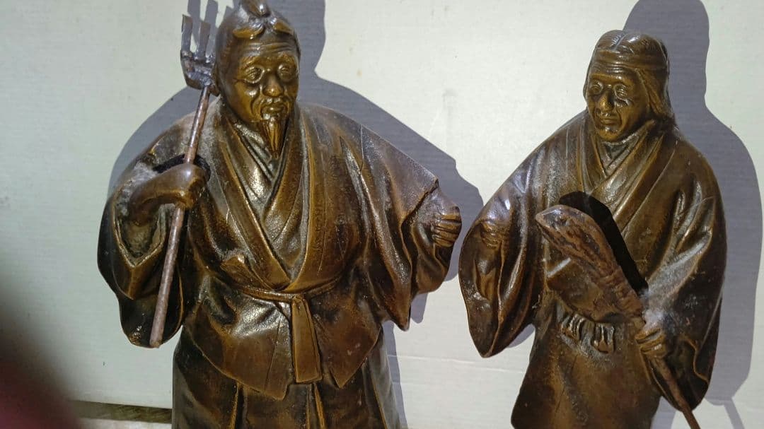 【稀少品】高価アンティーク　ブロンズ像