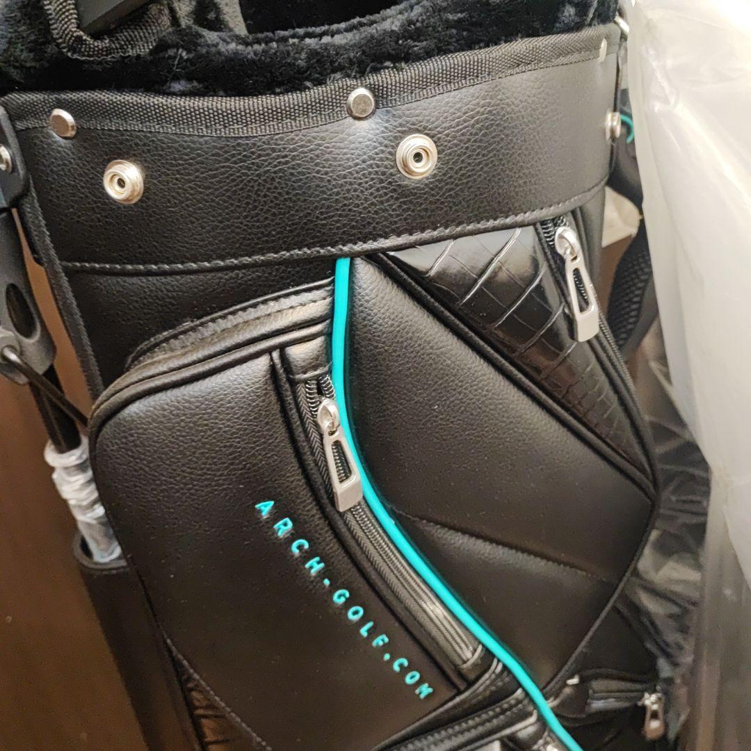 ぜんさん専用 アーチゴルフ スタンドキャディバッグ 9.5インチ ブラック