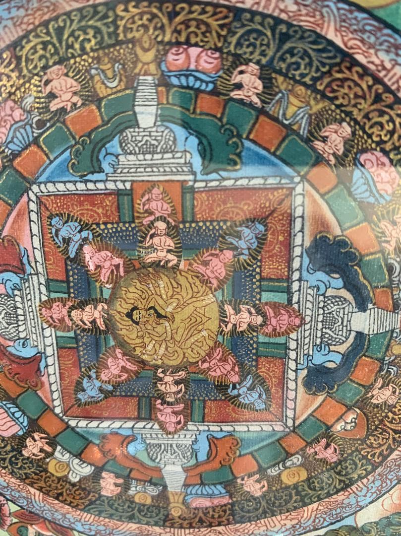 曼荼羅　手描き　肉筆