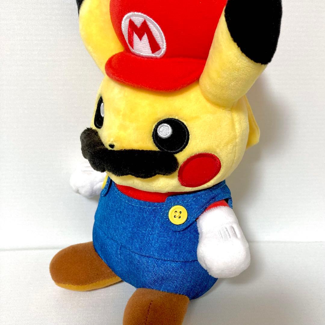 【タグ付き】ぬいぐるみ マリオピカチュウ