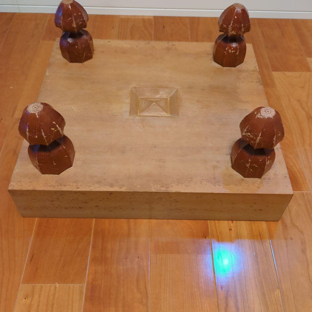 囲碁盤　脚付き　碁石　白174個　黒180個